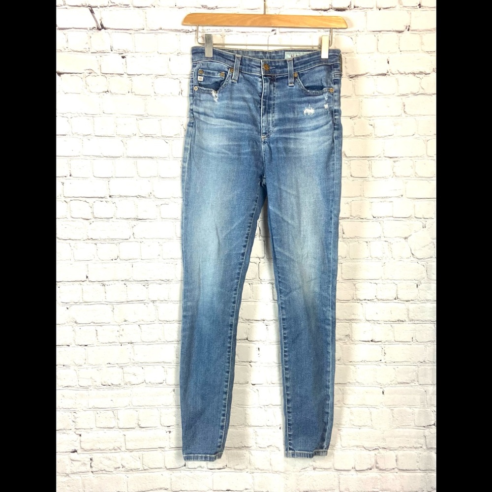 AG High Waist Skinny Jeans 27